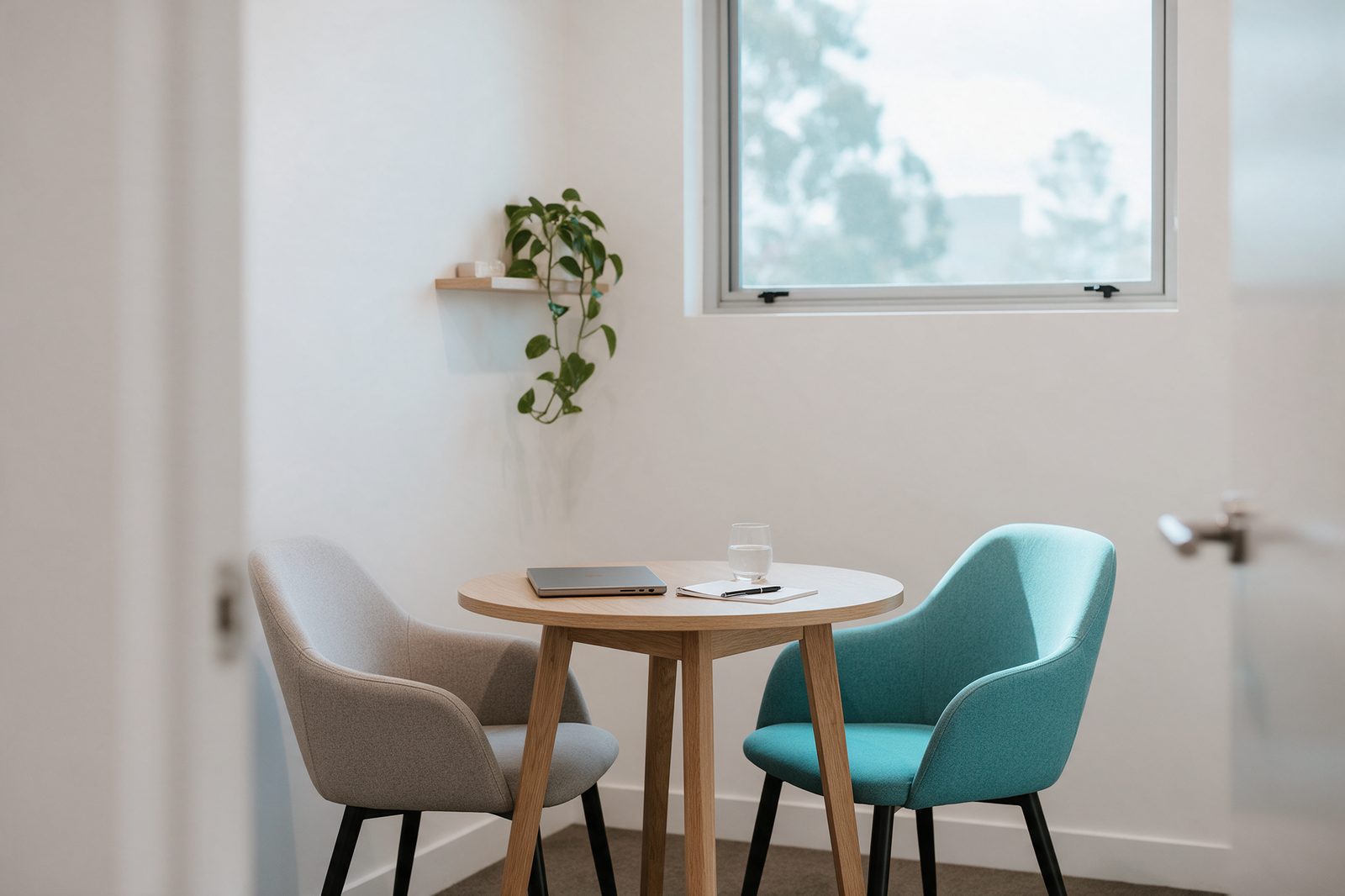 A private consultation room for a free SMP consultation