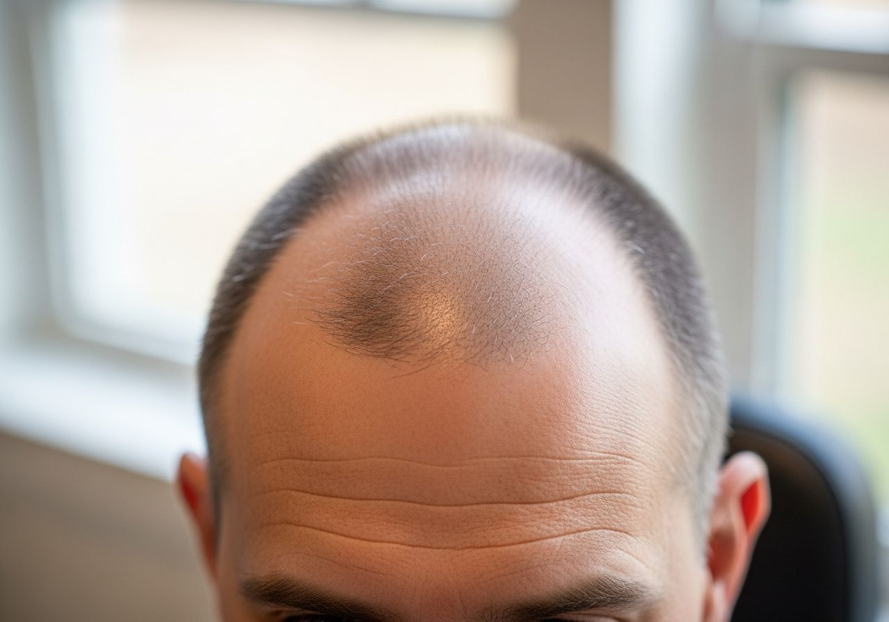 Scalp micropigmentation as an alternative to a hair replacement system