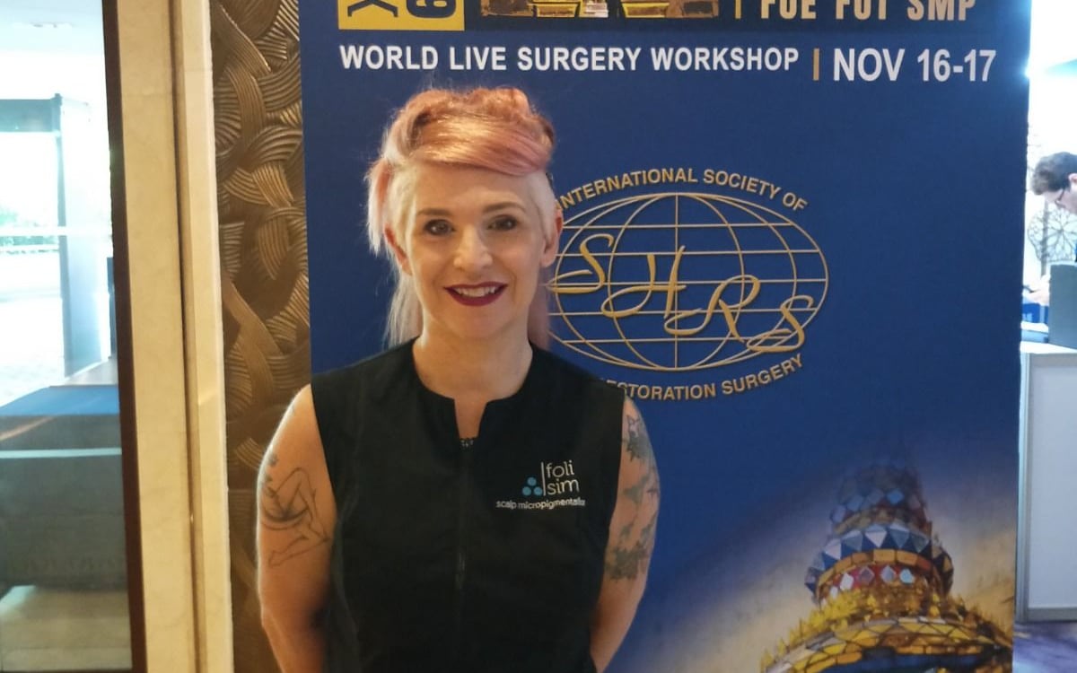 Kate at the ISHRS Workshop Bangkok 2019